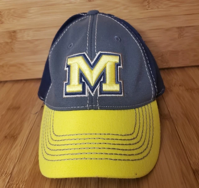 🏈 Michigan Wolverines Fitted Hat NCAA Top of the World Stretch One Size Adult