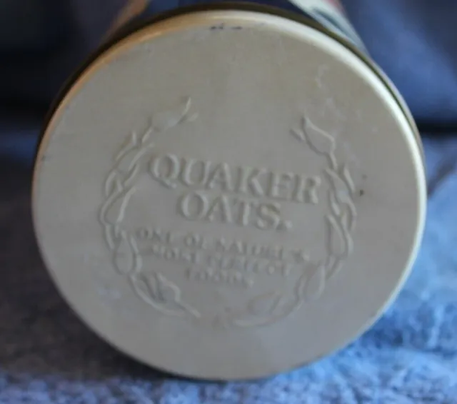 QUAKER OLD FASHIONED Oats 1982 Limited Edition Tin, w/ additional ...