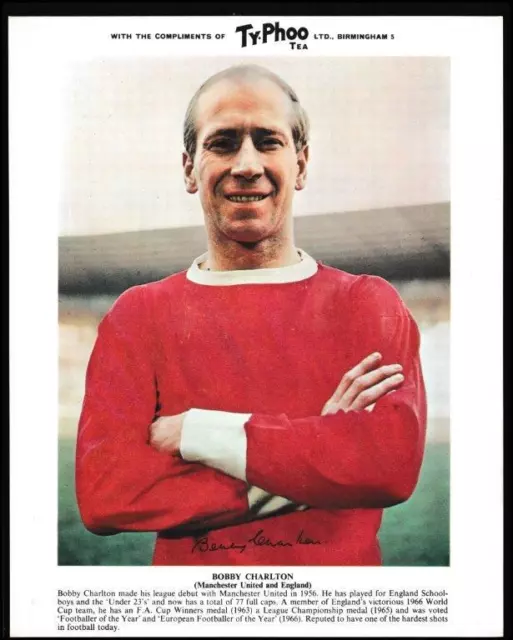 Ty-phoo Tea - 'International Football Stars (S1 Premium)' #5 - Bobby Charlton...