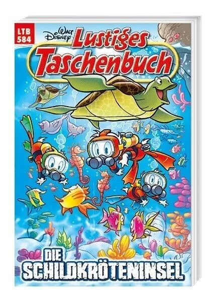 Ltb Lustiges Taschenbuch Die Schildkröteninsel Band Nr. 584 NEU ungelesen Disney