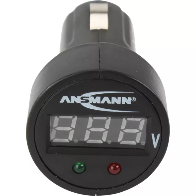 Ansmann Testgerät Power Check 12/24V, Messgerät, schwarz