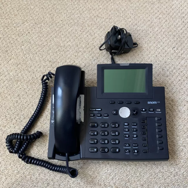 Snom 320 VoIP Phones- POE - With Power supply  Please Read Office Conference