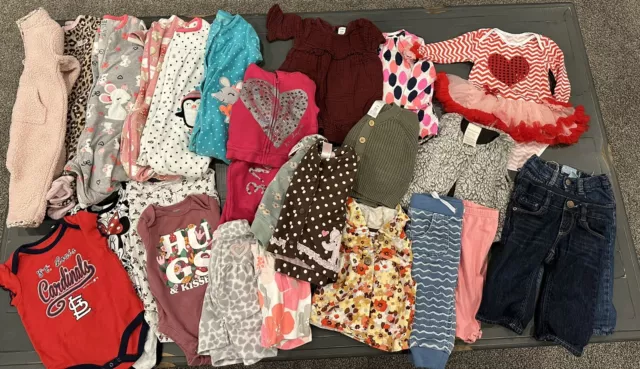 Huge baby girl clothes 6/9 months lot. Name Brands