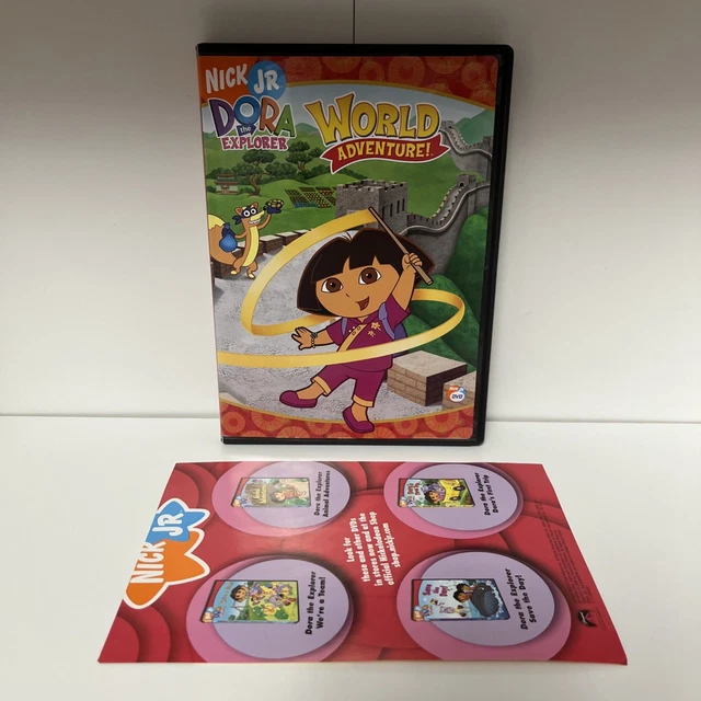 DORA THE EXPLORER World Adventure DVD+Insert Paper Good Condition DVD ...
