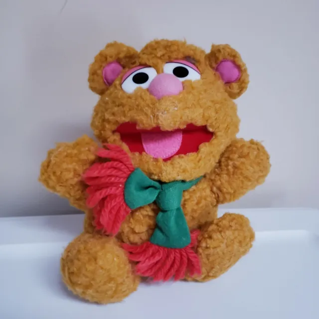 Vintage Fozzie Bear Baby Muppet Plush Stuffed Animal Jim Henson McDonalds 1987