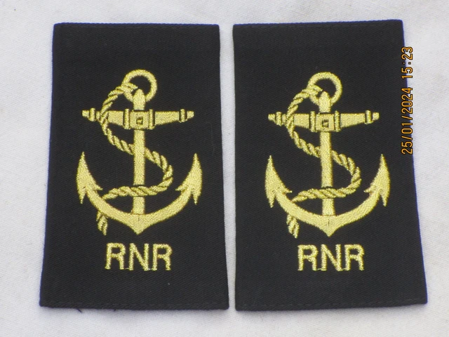 Rn Rnr Rnvr Rank Insignia NAVY RANGSCHLAUFEN, RNR,LEADING Seaman , Royal Naval Reserve ,gold ...