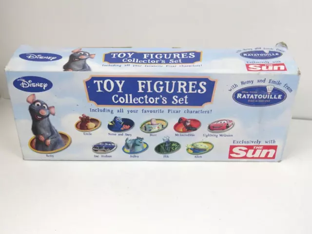 Disney Pixar Movie Toy Figures Collector's Set The Sun Newspaper Promo