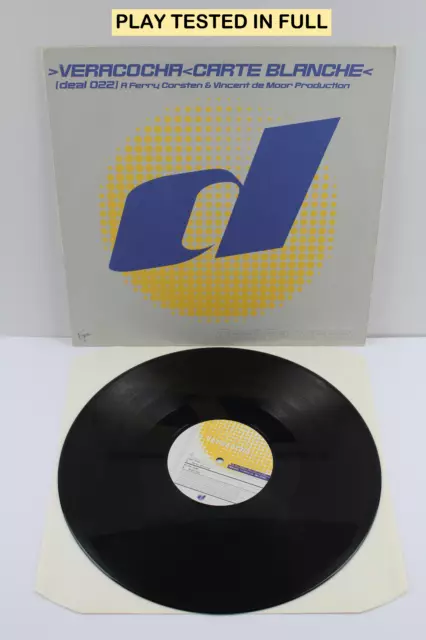 VERACOCHA Carte Blanche/Drafting 12" vinyl single Eur 1999 Ferry Corsten Trance