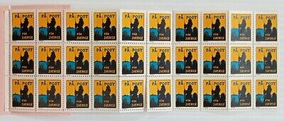 AOP Sweden Miltary PA POST booklet with 30 stamps MNH 2