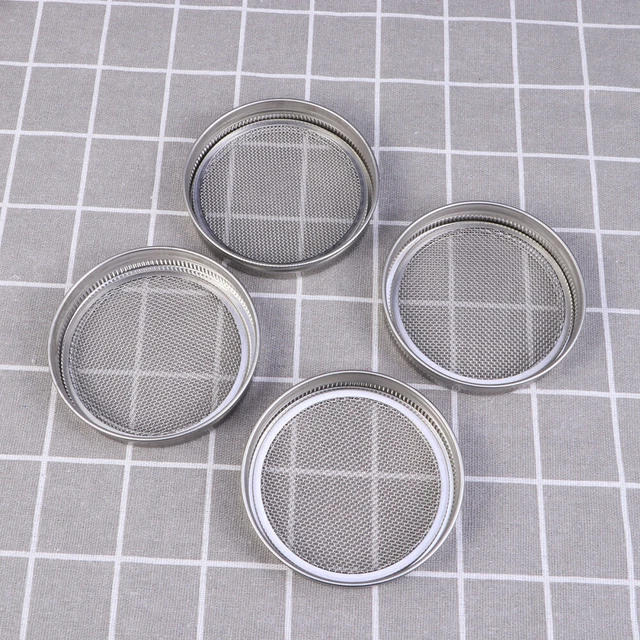 4 pz coperchio vetro da incasso coperchio scatola germinale lenti sveglia tessuto a griglia