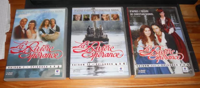 6 Dvd La Riviere Esperance D'apres L'oeuvre De Christine Signol Saison 1 A 3