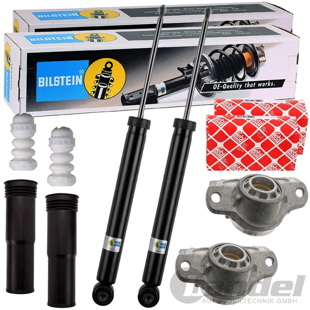 2x BILSTEIN B4 AMMORTIZZATORI A GAS CUSCINETTO CUPOLA KIT PROTEZIONE POSTERIORE per AUDI A4 B8 Q5