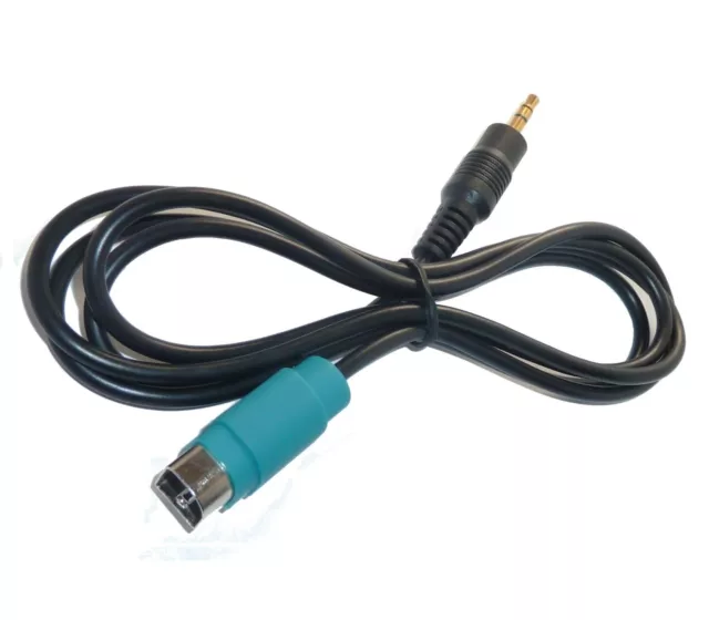 Vhbw Câble adaptateur de ligne AUX Radio remplace Alpine KCE-237B - USB