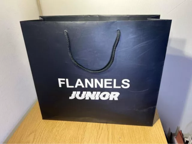 FLANNELS JUNIOR Empty Gift Bag. 40cm-35cm-14cm