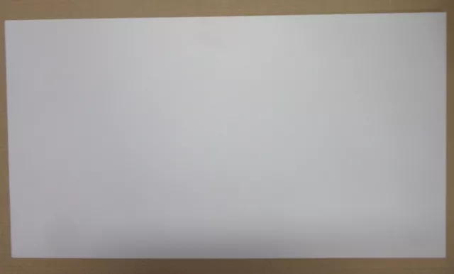 PVC Hartschaumplatte 6mm Zuschnitt hellgrau/Weiß 688 x 378 mm Kunststoff Platte