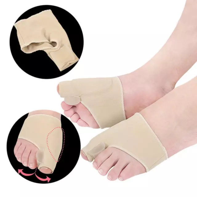 1 Pair Foot Thongs Forefoot Dance Paws Cover Toe Pads Pain Half Lyrical V8L7