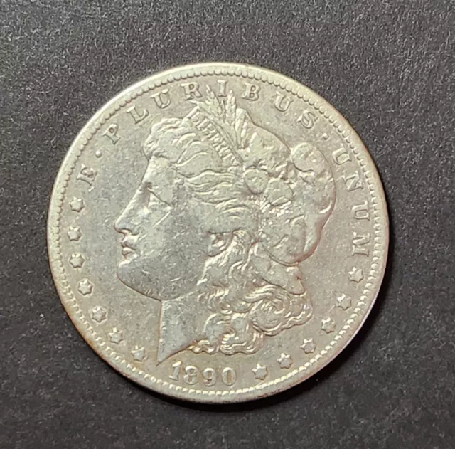 1890-CC Morgan Dollar, VG Cleaned