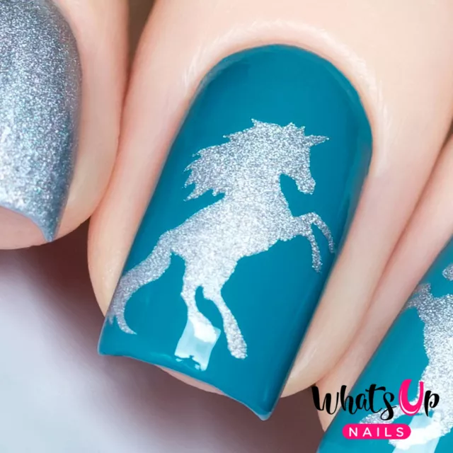 Unicorn Stencils for Nails, Nail Stickers, Nail Art, Nail Vinyls