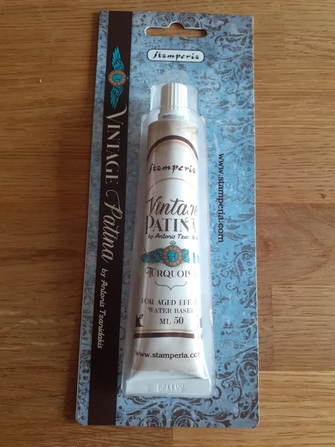 Pátina turquesa vintage Stamperia 50 ml