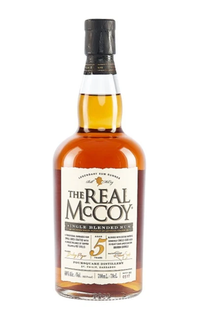 Foursquare Distillery - Single Blended Rum The Real McCoy 5 y 0,70 lt. + Box
