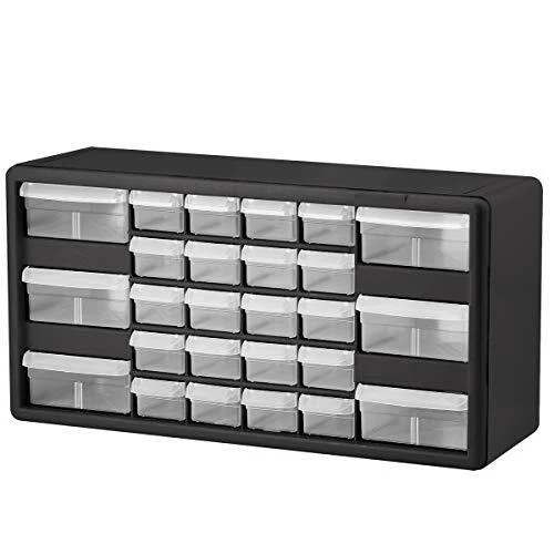 10126, 26 Drawer Plastic Parts Storage Hardware and Craft Cabinet, 20-Inch W
