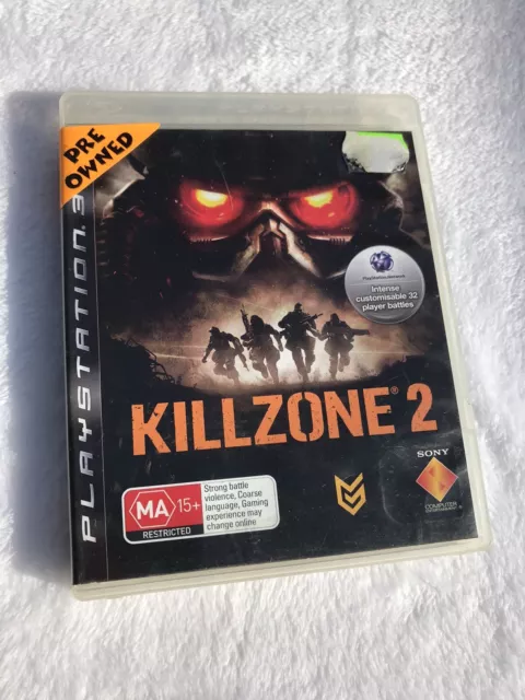 Killzone 2 (Sony PlayStation 3,) Disc & Manual