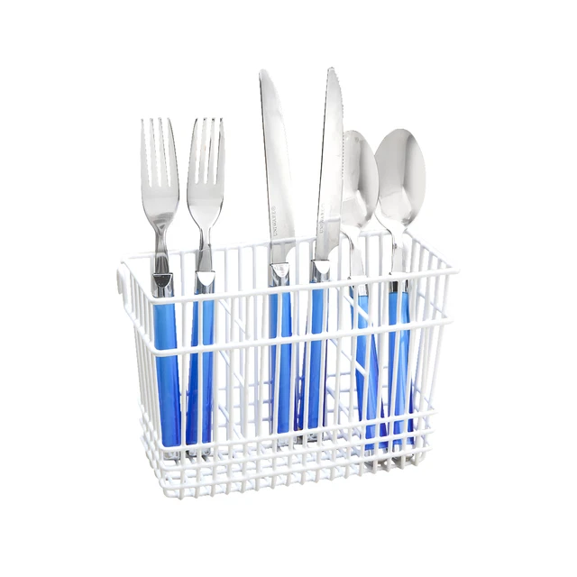 Kitchen Details Cutlery Basket in White