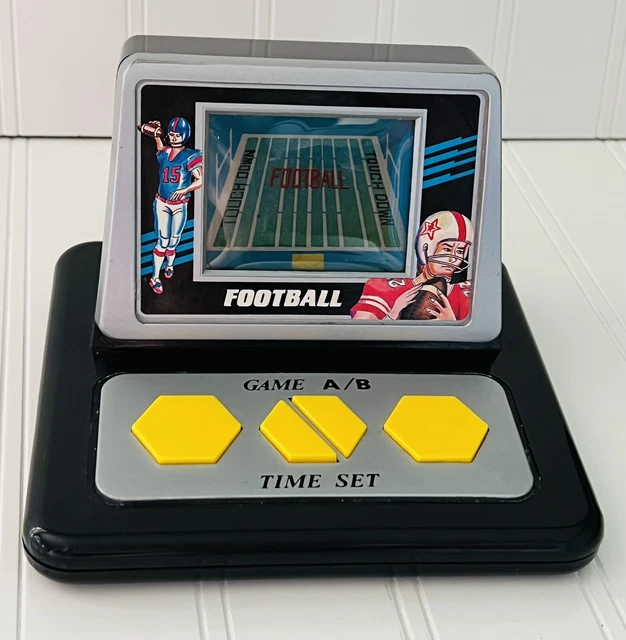 VINTAGE 80S BATTERY Operated Table Top Arcade FOOTBALL Video Game