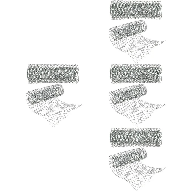 8 Rollverzinktes Drahtgeflecht en à robust praktisch Blumenbedarf Hühnerdrahtgef