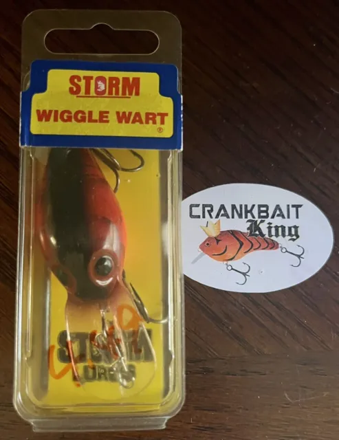 VINTAGE PRE-RAPALA STORM Wiggle Wart v209 Suspending Red Naturalistic  Crayfish $30.00 - PicClick