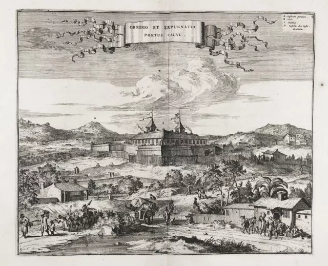 Porto Calvo Alagoas Brasil Brazil Brasilien America Montanus engraving 1671