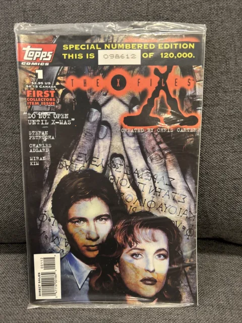 Topps, X-Files Comics, Special Numbered Editions 1-3, Three (3) Collector Issues