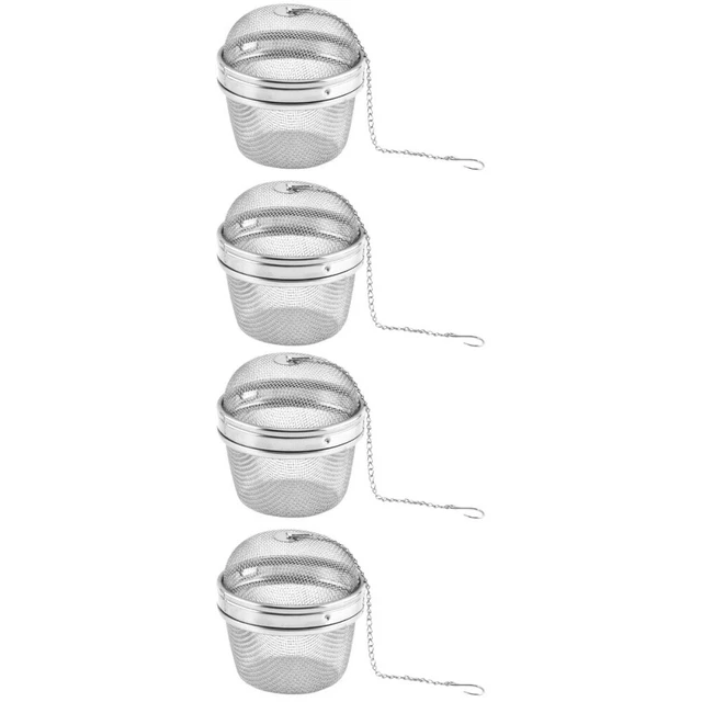 4 Pcs Loose Tea Strainer Stainless Steel Tea Home Diffuser Tea Leak