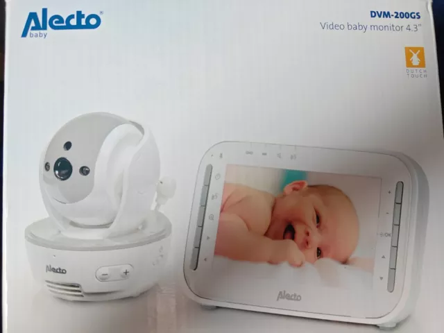 Alecto Video Babyphone DVM-200 GS Babyfon Babycam Nannycam Kamera Überwachung