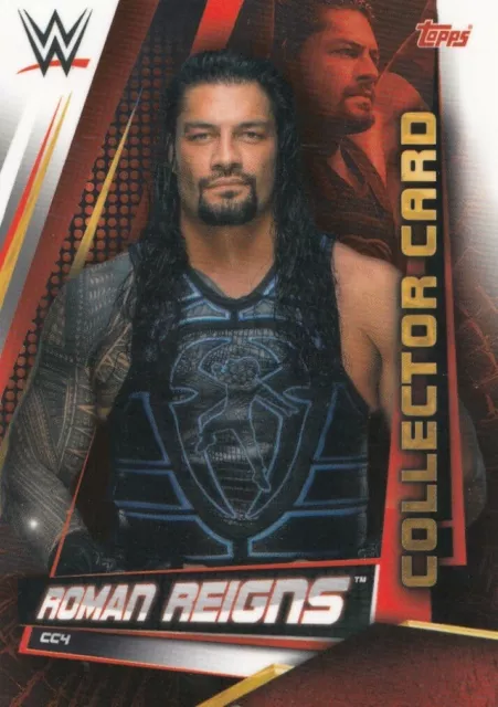 Karte CC4 - Roman Reigns  - Collector Card - WWE Slam Attax - Universe