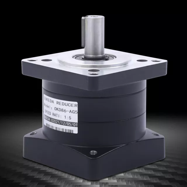 5:1 Nema 34 Planetary Gearbox Speed Reducer Gear Head 14mm Shaft Stepper Motor