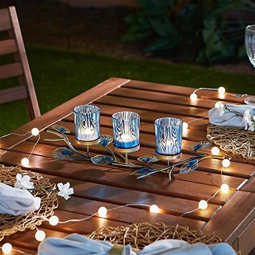 Accent Plus Candle Holder Christmas Decorations Indoor Outdoor Home Decor Pea...