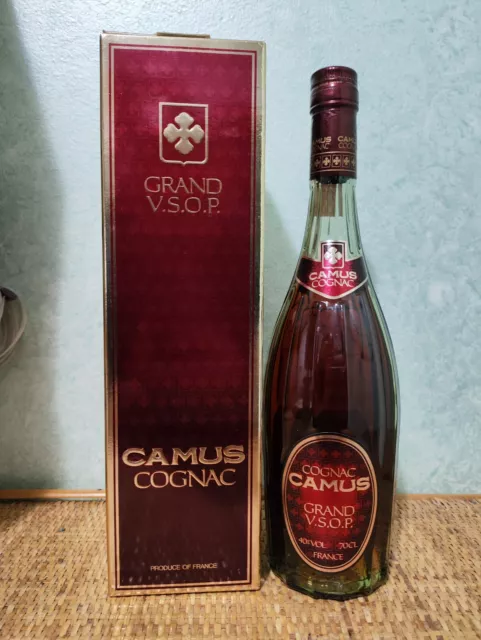 COGNAC CAMUS GRAND VSOP 70 cl 1980 VINTAGE CON ASTUCCIO