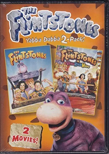 The Flintstones Movie Yabba Dabba 2-Pack DVD Viva Rock Vegas Double Feature NEW