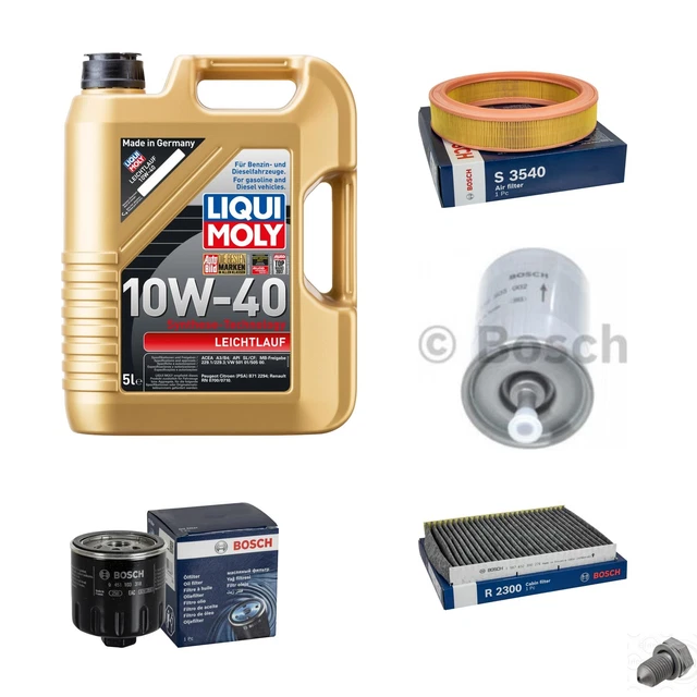 MANN INSPEKTIONSPAKET+5L LIQUI MOLY 5W-30 ÖL Passend Für AUDI A3 8P VW CADDY 4