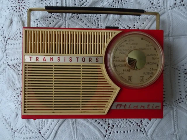 poste transistor Atlantic vintage