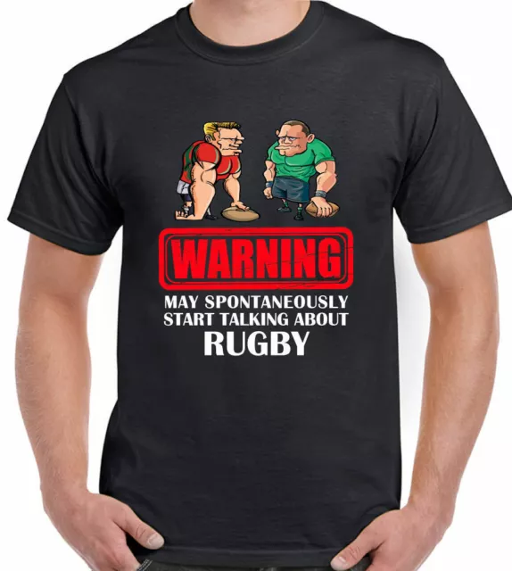 Rugby T-Shirt England Scotland Wales Ireland Mens Funny World Cup Talking About