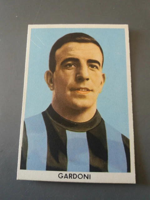 FIGURINA CARTONATA LA GRANDE INTER 1962/1967 - MORBELLO - cm. 6,2x9,2
