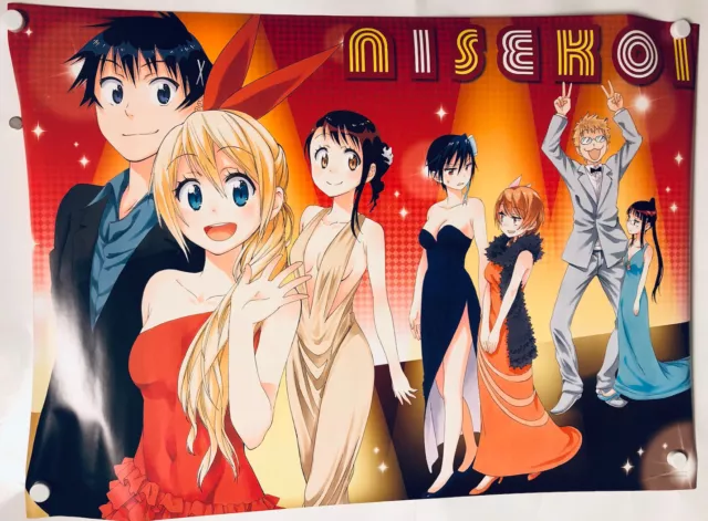 【Roll:NM】Nisekoi / Red Carpet : 2014 Jump Festa B2 Size Original Poster