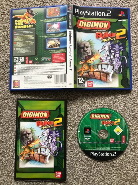 Digimon Rumble Arena 2 Sony Playstation 2 Ps2 Game With Manual Official Uk Pal