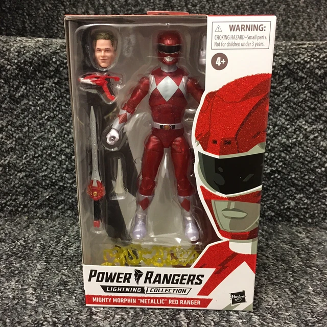 Power Rangers Lightning Collection Mighty Morphin “Metallic” Red Ranger  *Read*