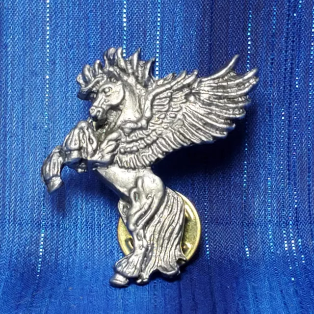 Pegasus Pewter Cloak Kilt Pin US Made *NEW*