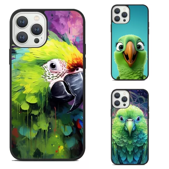 Parakeet loose green parrot Deluxe Tough Case For iPhone 11 12 13 14 15