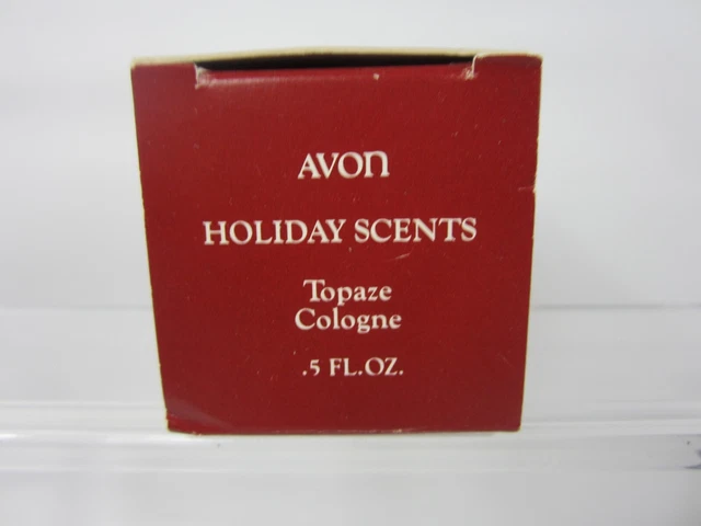 Vintage Avon Perfume Holiday Scents Topaze Cologne 0.5oz 1986 New