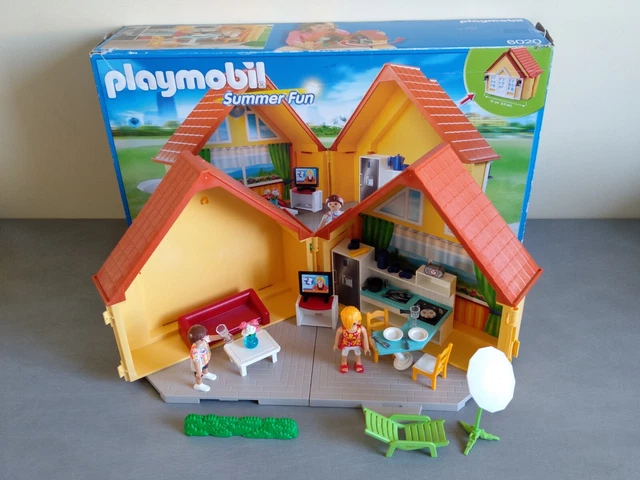 PLAYMOBIL 6020 SUMMER fun - La maison de vacances d'?�t?� Transportable - En Boite EUR 14,00 